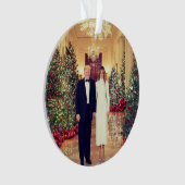 トランプ米大統領ホワイトハウスクリスマス オーナメント (正面)