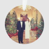 トランプ米大統領ホワイトハウスクリスマス オーナメント (正面)