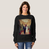 トランプ米大統領ホワイトハウスクリスマス スウェットシャツ (正面フル)