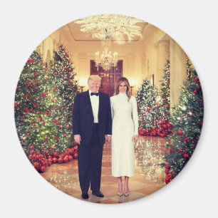 トランプ米大統領ホワイトハウスクリスマス マグネット