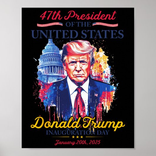 トランプ米大統領就任式2025年メモラビ ポスター (正面)