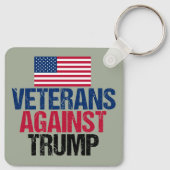 トランプ米州旗に対する退役軍人 キーホルダー (裏面)