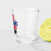 トランプ米州旗に対する退役軍人 ショットグラス (右)