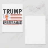 トランプ米州旗 エンクロージャーカード (正面/裏面)