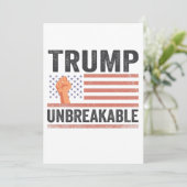 トランプ米州旗 招待状 (スタンド正面)