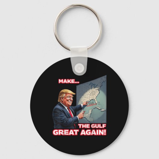 トランプ米州湾メキシコ大統領 キーホルダー (正面)
