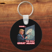 トランプ米州湾メキシコ大統領 キーホルダー (正面)