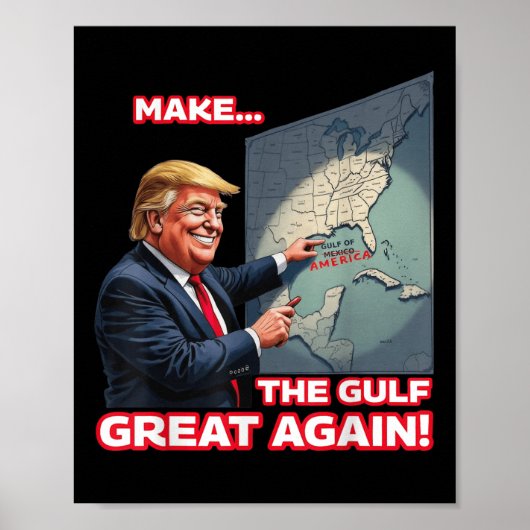 トランプ米州湾メキシコ大統領 ポスター (正面)