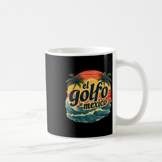 トランプ米州湾メキシコEl Golfo De Mexico コーヒーマグカップ (右)