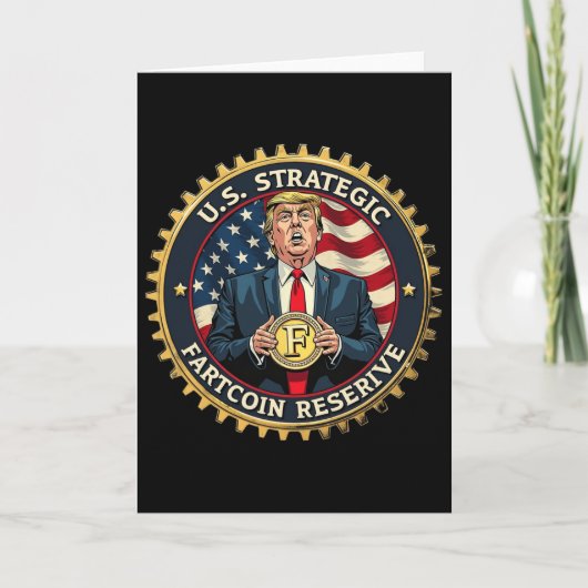 トランプ米戦略放屁コイン準備金 カード (正面)