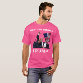 トランプ精神の失敗した暗殺射撃、 発砲投票Tr Tシャツ (正面フル)