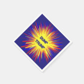 トランプ紙ナプキンを捨てる スタンダードカクテルナプキン (角)