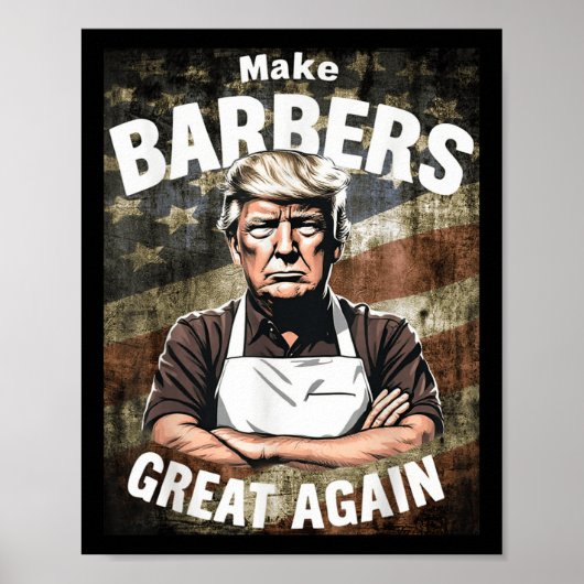 トランプ素晴らしのために再び_理容師を理容師する ポスター (正面)