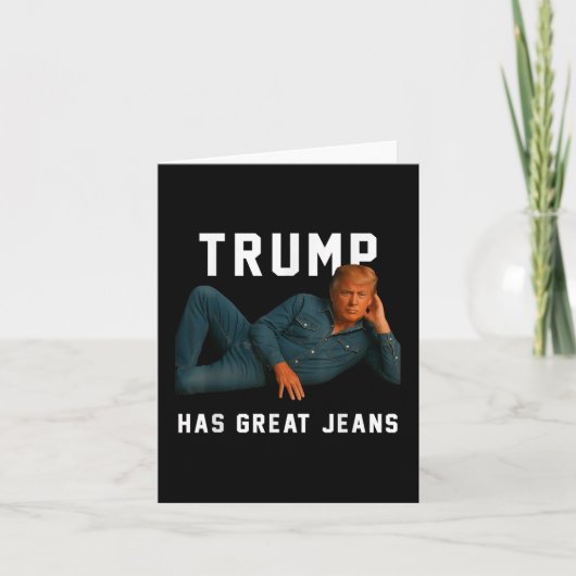 トランプ素晴らしはジーンズおもしろいミーム カード (正面)
