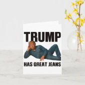 トランプ素晴らしはジーンズおもしろいミーム_1 カード (黄色い花)