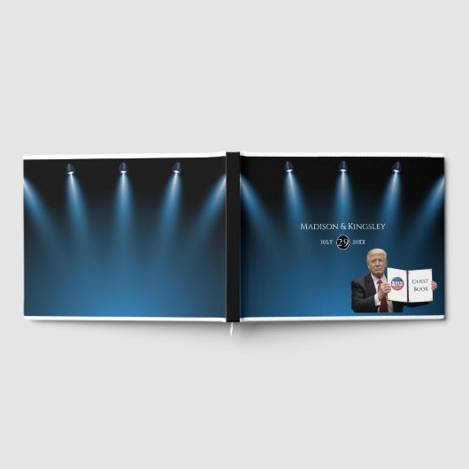 トランプ素晴らしアメージング結婚ズゲストブック ゲストブック (全面)