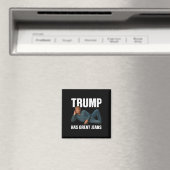 トランプ素晴らしジーンズおもしろいミームことわざ_1 マグネット (インサイチュ (食洗機))