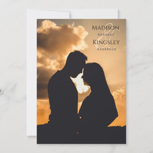 トランプ素晴らしファ結婚ブ大統領のサンキューカード 招待状 (裏面)