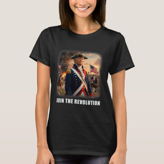 トランプ素晴らし愛国的革命2024大統領 Tシャツ (正面)