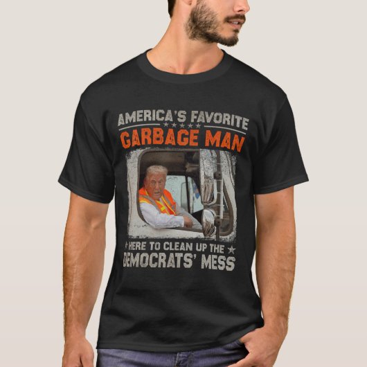 トランプ素晴らし2024のために再びごみを作る Tシャツ (正面)