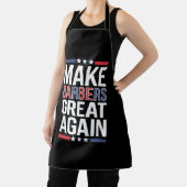トランプ素晴らし2024の理容師を再び理容師 エプロン (インサイチュ)
