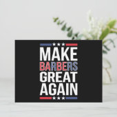 トランプ素晴らし2024の理容師を再び理容師 招待状 (スタンド正面)