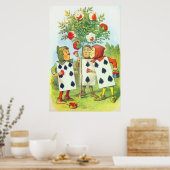 トランプ絵画ズのバラフルカラー ポスター (キッチン)