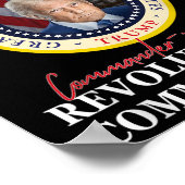 トランプ総司令官 – チーフ45 47の革命 ポスター (角)