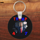 トランプ総#47 キーホルダー (正面)