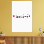 トランプ署名 キャンバスプリント (インサイチュ (リビング))