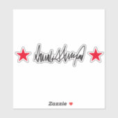 トランプ署名 シール (シート)