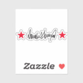 トランプ署名 シール (シート)