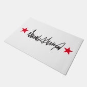 トランプ署名 ドアマット (アングル)