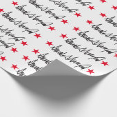 トランプ署名 ラッピングペーパー (角)