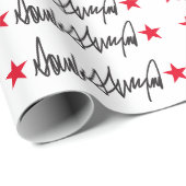 トランプ署名 ラッピングペーパー (ロールコーナー)