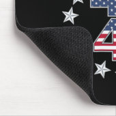 トランプ背面45 47米国サンタハットキリスト大統領 マウスパッド (コーナー)