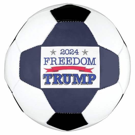 トランプ自由2024 サッカーボール (正面)