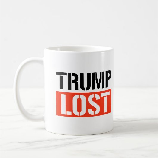 トランプ落選 コーヒーマグカップ (左)