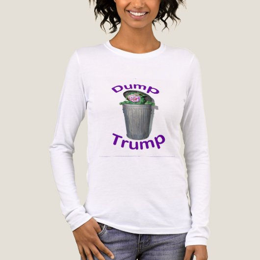 トランプ落選 長袖Tシャツ トライブレンドＴシャツ (正面)