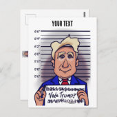 トランプ葉書の投票 ポストカード (正面/裏面)