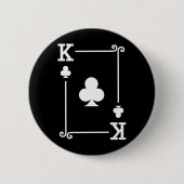トランプ衣装クラブカードスーツ王クラブ 缶バッジ (正面)