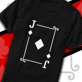 トランプ衣装ジャックダイアモンカードジャックカード Tシャツ