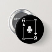 トランプ衣装6クラブカード6カード 缶バッジ (正面&裏面)