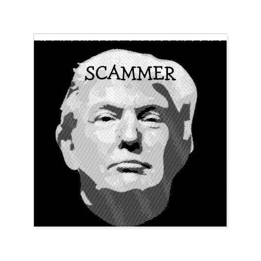 トランプ詐欺師の自己インク入力スタンプ セルフインキングスタンプ (デザイン)