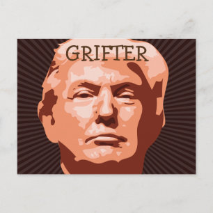 トランプ詐欺師ポストカード ポストカード