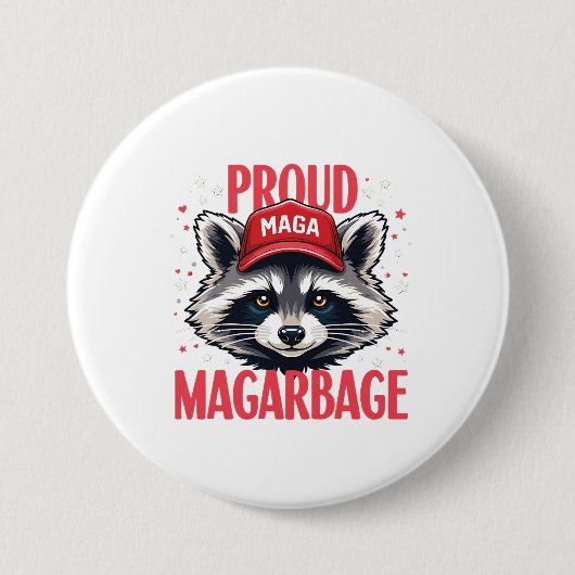 トランプ誇りを持ったサポーター選挙のためのMAGAのごみ 缶バッジ (正面)