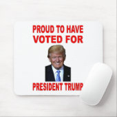 トランプ誇りを持った大統領に投票した マウスパッド (マウス)
