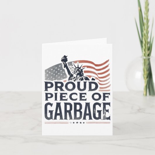 トランプ誇りを持った用のガービージュギャージの一片 カード (正面)