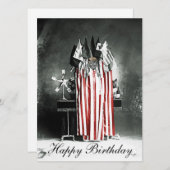 トランプ誕生日カードサーカ1910愛国的ディスプレイ (正面/裏面)