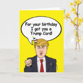 トランプ誕生日カード – あなたの誕生日のために私は得あなた カード (黄色い花)